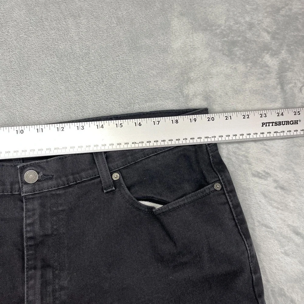 Levi's 514 Jeans Mens 40x30 (40x27) Black Denim Red Tab Straight Leg Streetwear‎